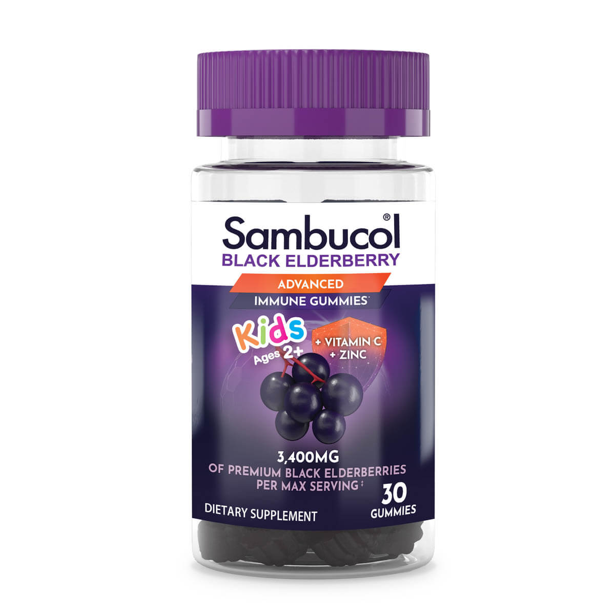 Sambucol Black Elderberry Immune Defence Kids Gummies