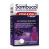 black elderberry homeopathic cold flu relief tablets